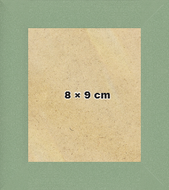 Modern Frames Green 9x8 cm Picture Frame 